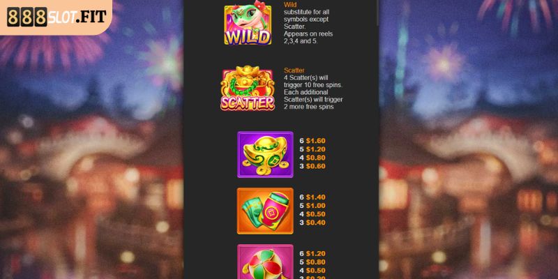 Prosperity Snake 888SLOT - Khám Phá Bí Mật Rắn Thần Tài  2 Tính thưởng trong game Prosperity Snake 888SLOT